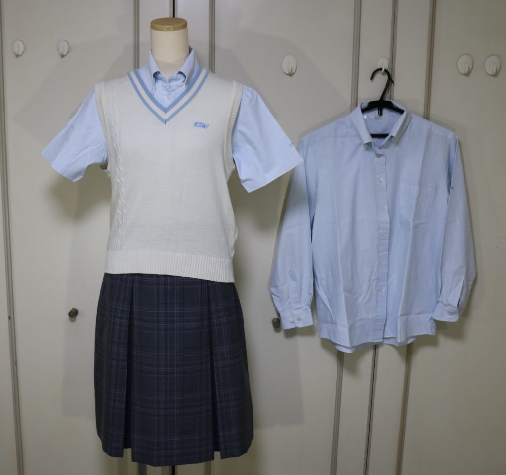 福島県 郡山女子大学附属高等学校 女子ワンピース制服フルセットコンプリートを買取しました 制服買取東京