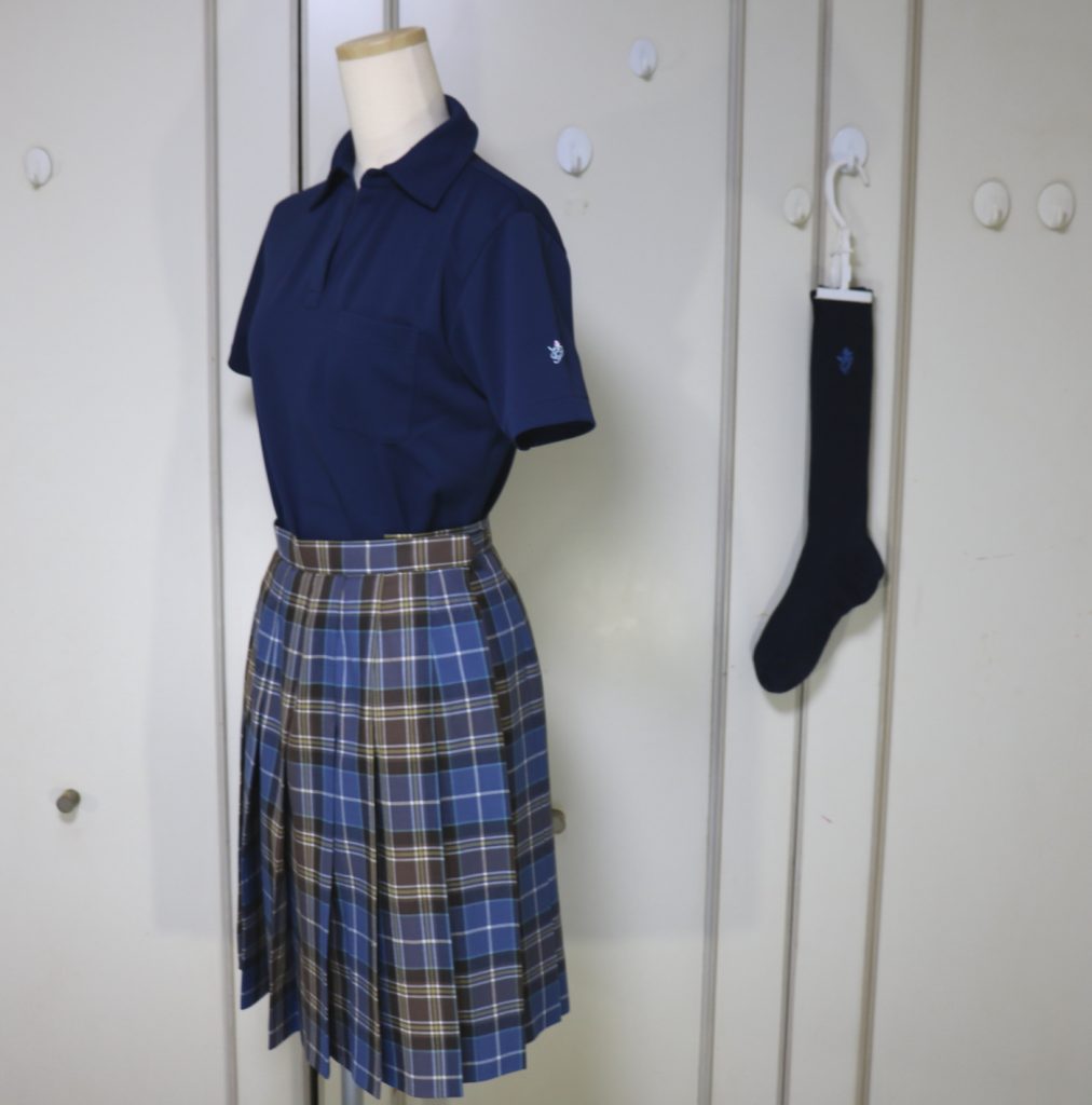 品川女子学院　冬用ソックス クラシック